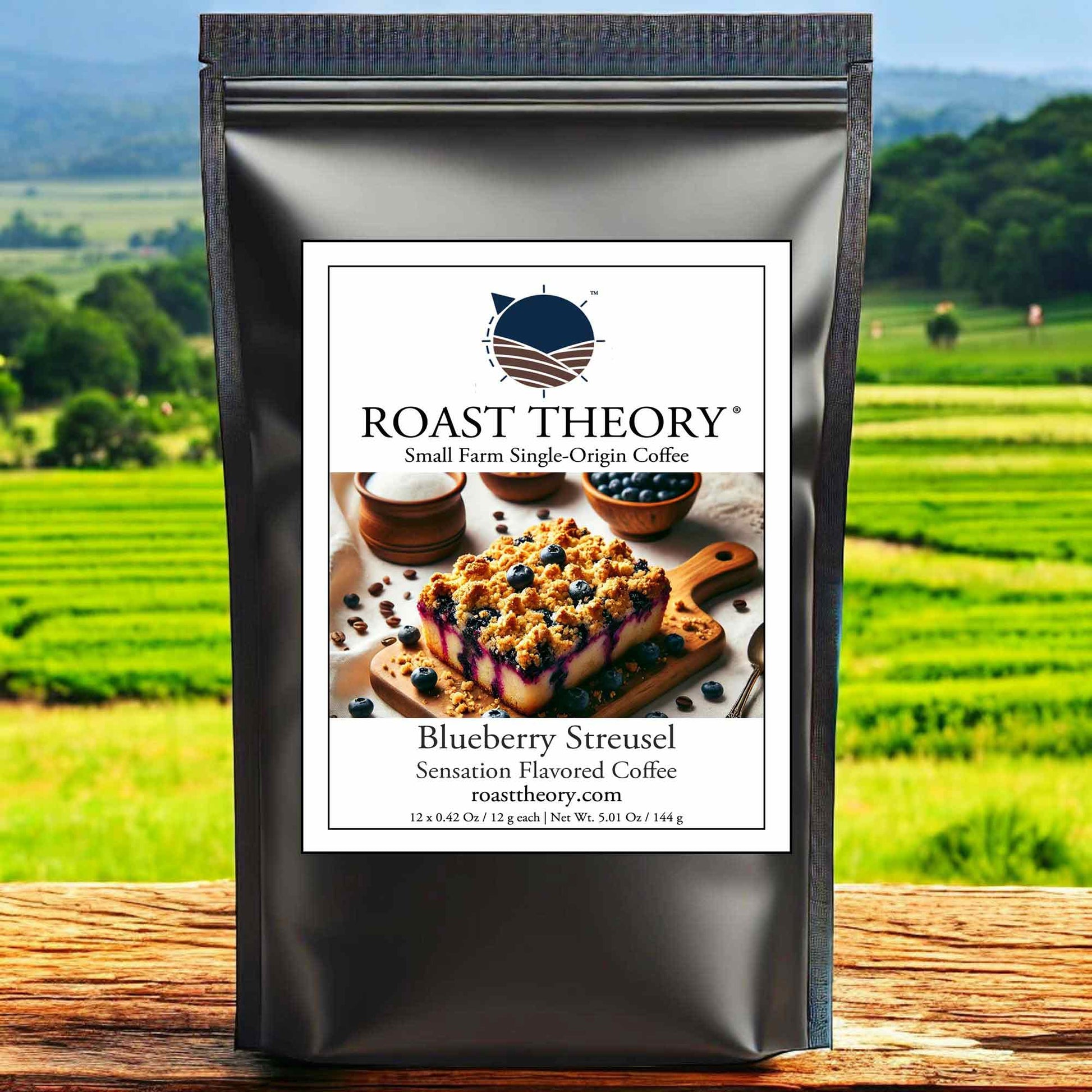 Blueberry Streusel Sensation Flavored Coffee Beans Single-Origin Small Farm Roast Theory