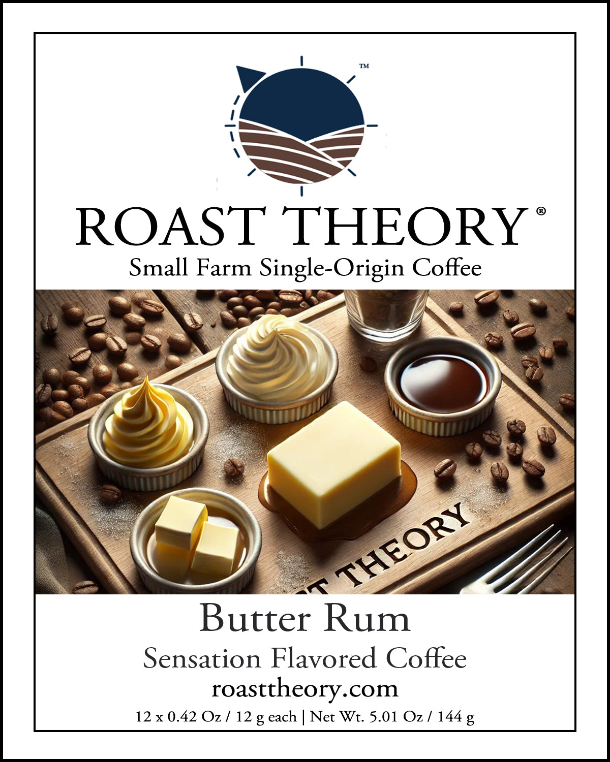 Butter Rum Sensation Flavored Coffee Beans Roast Theory