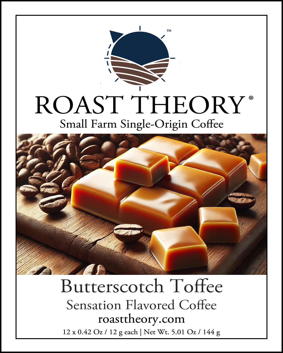 Butterscotch Toffee Sensation Flavored Coffee Beans Roast Theory