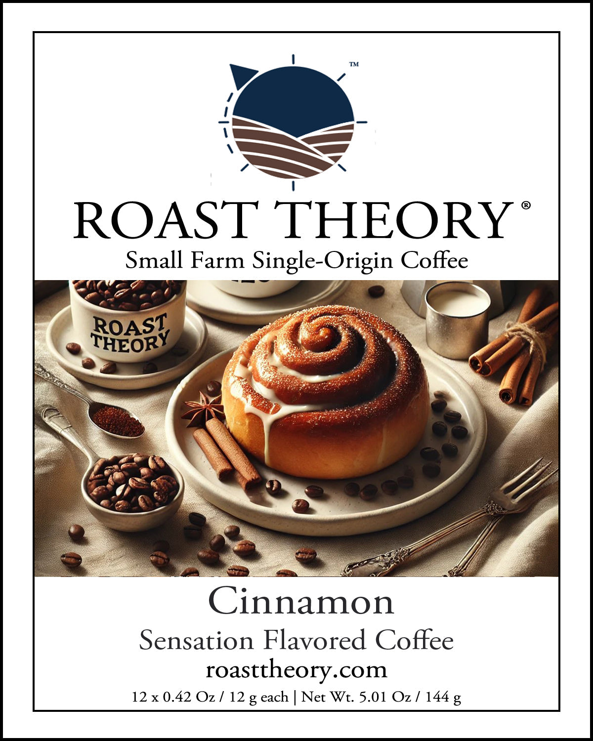 Cinnamon Sensation Flavored Coffee Beans Roast Theory Single-origin Small Farm