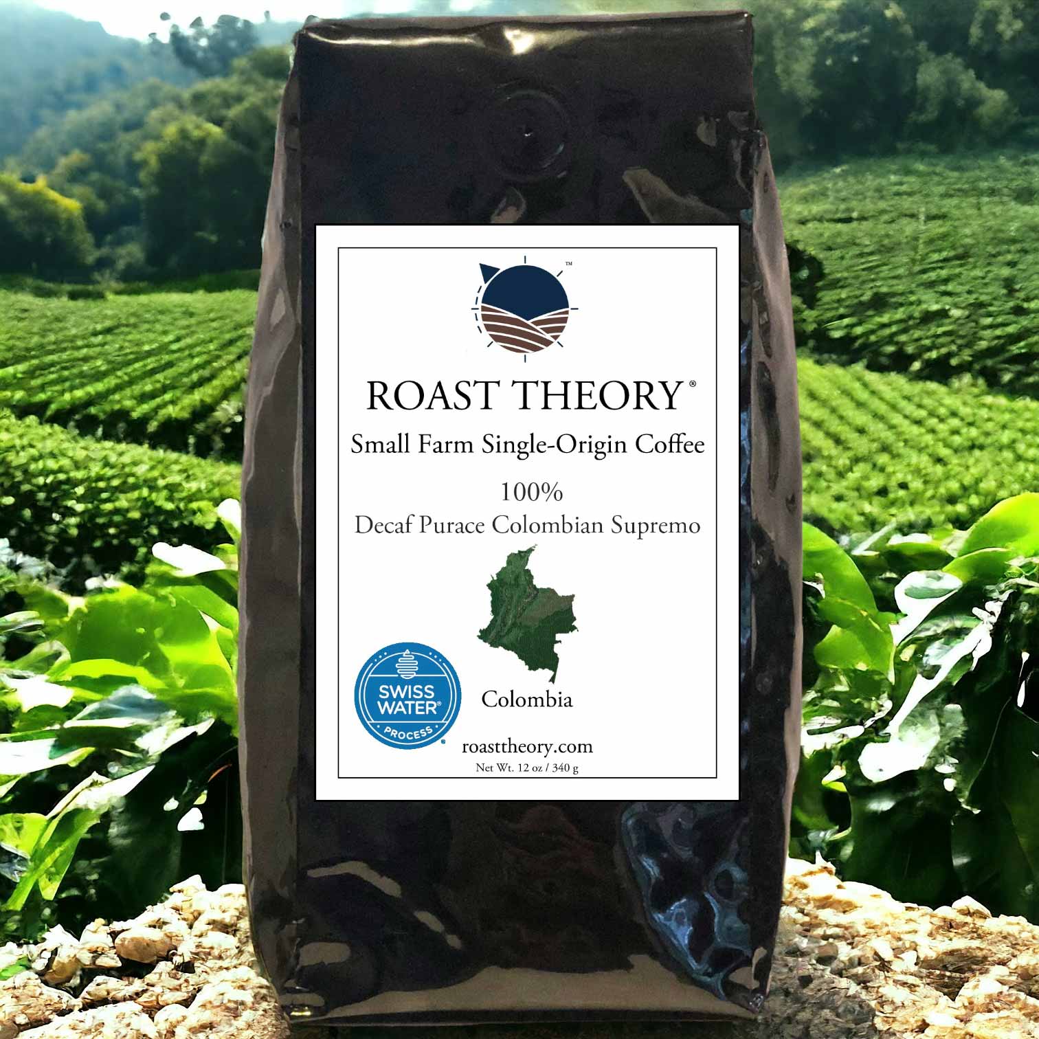 Colombian Supremo Decaf 100% Purace Single-Origin Coffee Roast Theory