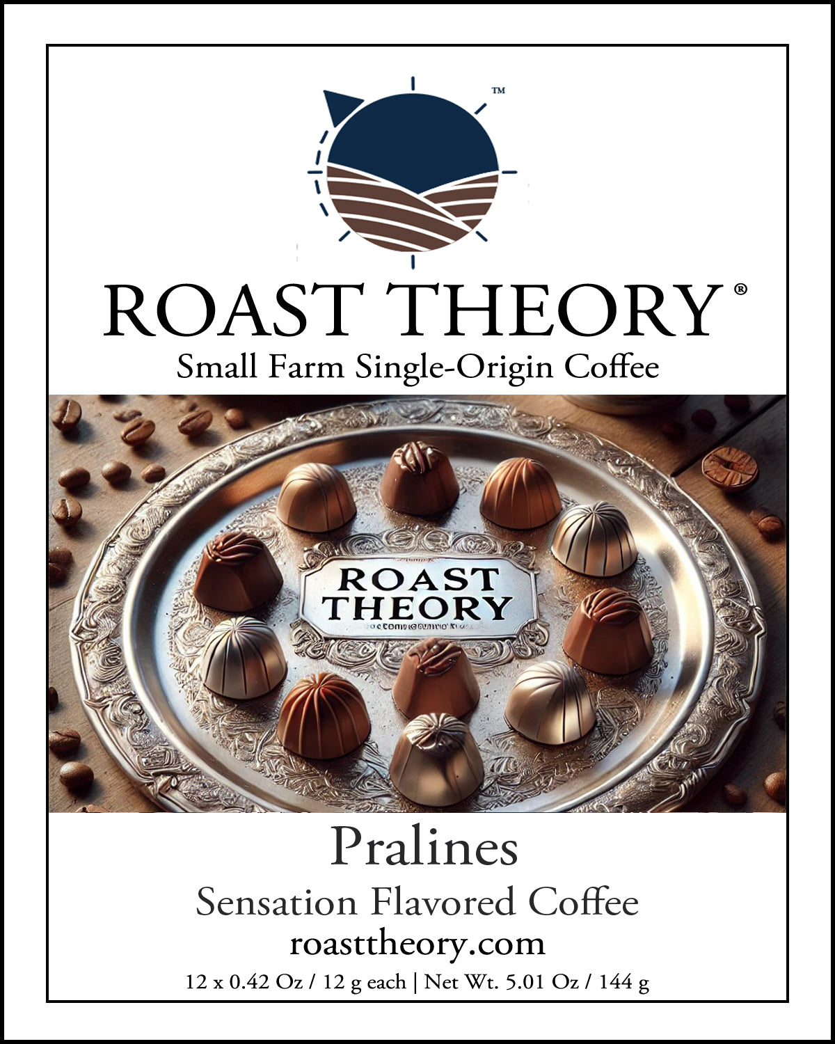 Pralines Sensation Flavored Coffee Beans Roast Theory Single-origin Small Farm