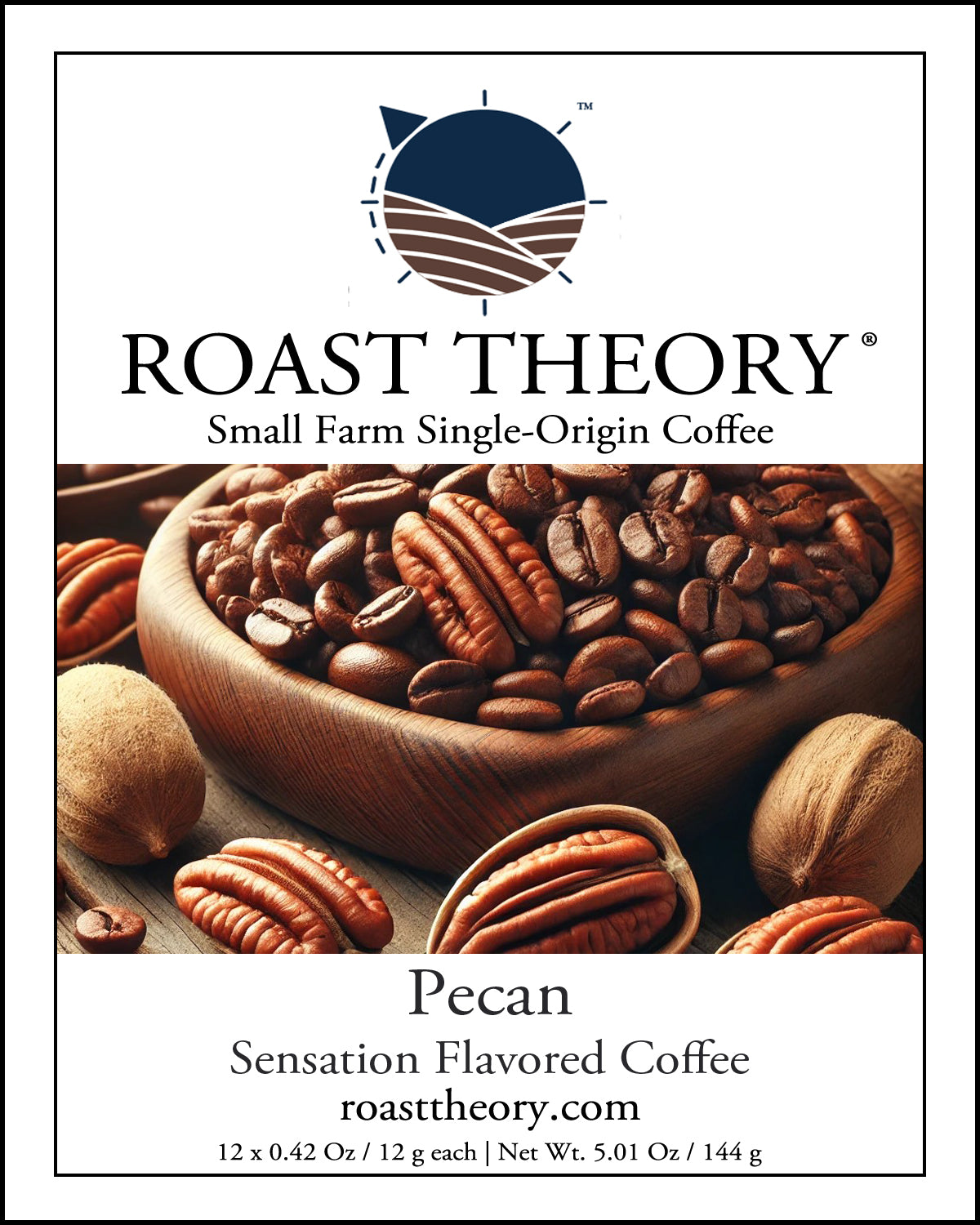 Pecan Sensation Flavored Coffee Beans Roast Theory