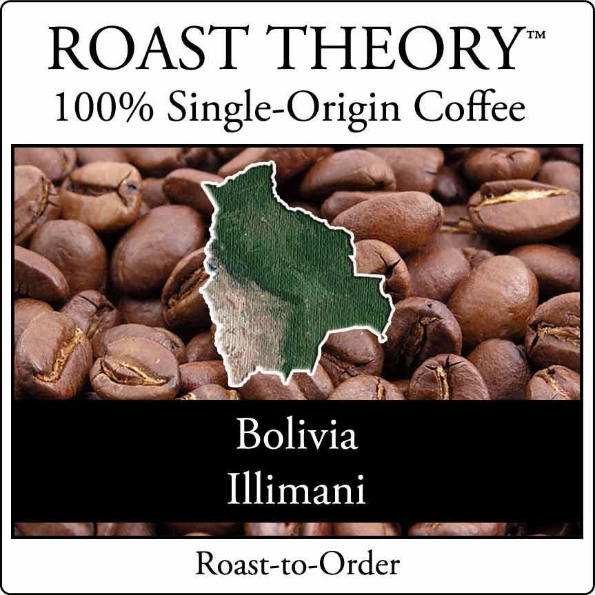 You'll love Bolivia Illimani 100% Single-Origin Coffee by ROAST THEORY available in light roast, medium roast and dark roast as whole bean or fresh ground.